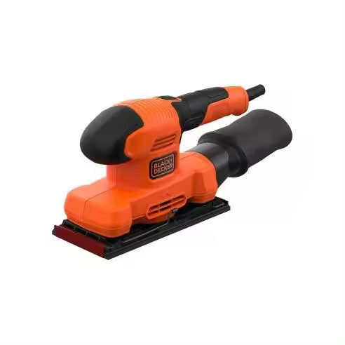 Lijadora Orbital 150W Black+Decker BEW220-QS | Velocidad 14.000rpm | Órbita 2mm | Hoja 230x92mm - 1