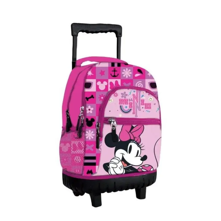 Bolsos Hf Trolley Grande Minnie - Positively Pop 44x33x22cm Oficial Escolar Niños Niñas - 1