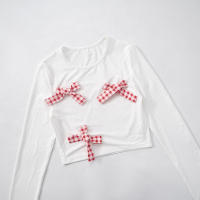 Conjunto De Vestido Y Mini Falda Cutenova 2024 Nueva Colección Con Lazo En La Cintura Y Estampado De Cuadros Para Mujer Joven Estilo Dulce Y Sobrio - details 9