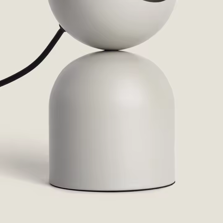 Ledkia Lámpara de Mesa Metal Lippi Gris Piedra Gris Piedra - 1