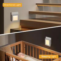 Aigostar 2 Piezas Luz Nocturna Infantil con Sensor de Luz, Luz Noche LED Enchufe, Luz Quitamiedos Infantil para Habitación de Niños, Baño, Pasillo, Cocina, Escaleras, Blanco Cálido - details 4