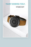 Reloj De Cuarzo Para Hombre DOM 1753 Diseño Creativo Resistente Al Agua Con Correa De Cuero Malla De Acero Inoxidable Estilo Formal - details 10