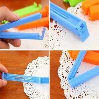 Paquete De Clips Para Bolsas De Alimentos Reutilizables 12/16 Piezas Sellado Hermético Para Chips Cereales Snacks 3 Tamaños Clips De Almacenamiento De Cocina Plásticos - details 4