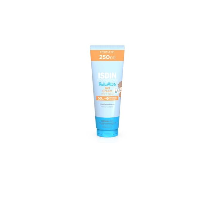 ISDIN - Crema solar pediátrica Fotoprotectos Gel Cream SPF 50+ para piel sensible y niños, 250 ml — oferta en Miravia