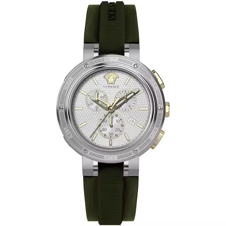 Reloj de pulsera Versace - VE2H00121 correa color: Negro Dial Gris plata Hombre - 1