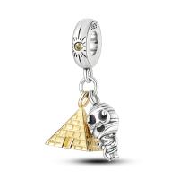 Encantos 925 De Ojos Malos Azules Plata Sol Estrella Cerdo Dinosaurio Flor Para Joyería DIY De Aniversario Para Mujeres - details 30