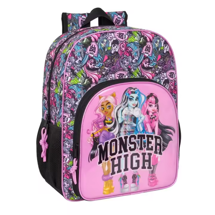 Mochila Adaptable a Carro Monster High "Drama" 33X42X14Cm (Safta 612598180) - 1