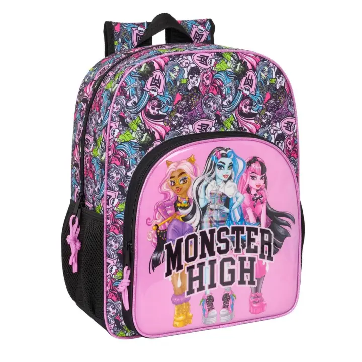 Mochila Adaptable a Carro Monster High "Drama" 33X42X14Cm (Safta 612598180) - 1