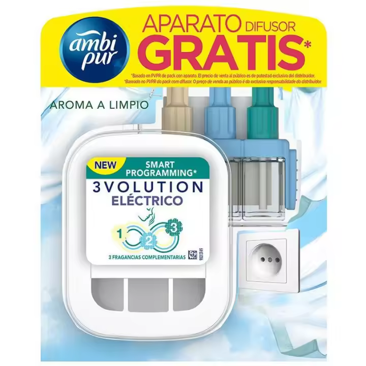 3Volution Ambientador Aparato + Recambio #Limpio 20 Ml - 1