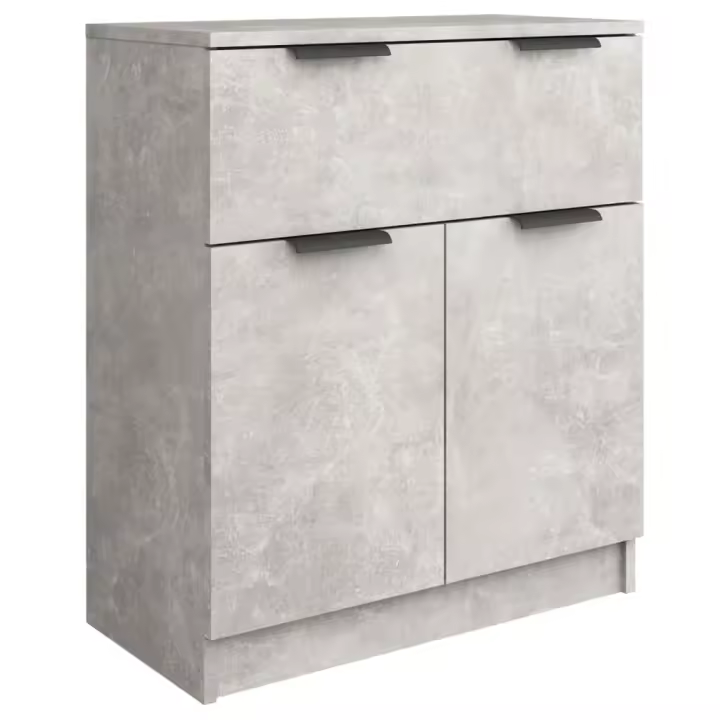 vidaXL Aparador de madera contrachapada 60x30x70 cm Mueble de Almacenaje de Salón, Buffet para salón, Armario Auxiliar, Armario de Almacenamiento - 1