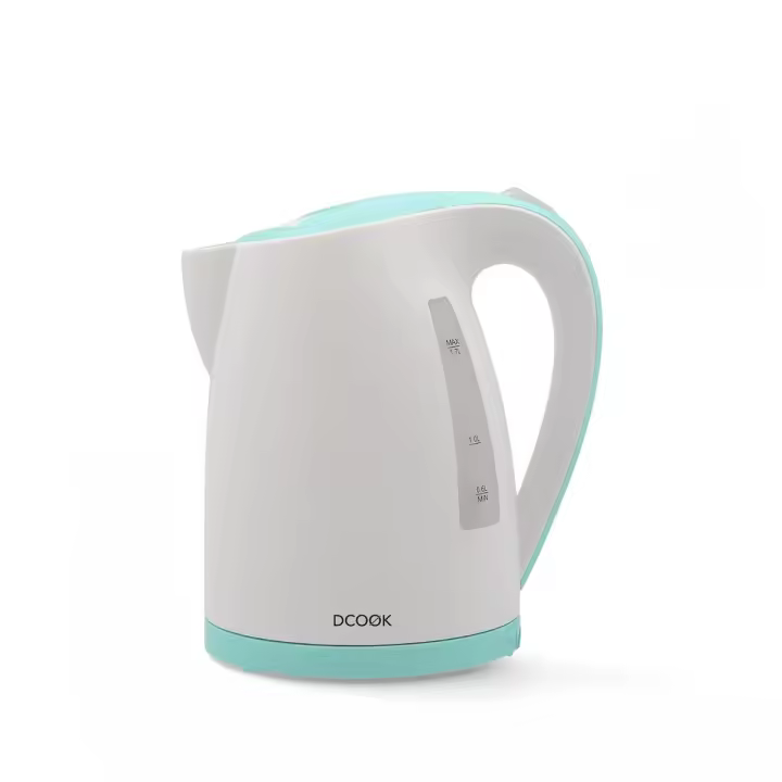 DCOOK GALLERY Hervidor De Agua 2200W - 1,7L Blanco Mate Sistema de desconexion automática - 1