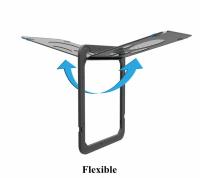 Puerta Para Mascotas Con Cerradura Segura Y Magnética Para Perros Y Gatos Instalación Fácil En Ventanas Y Puertas De Jardín Universal - details 4