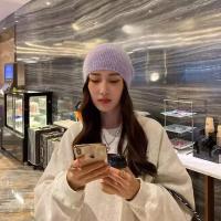 Gorro De Piel De Conejo De Nueva Moda 2024 Para Mujer Con Cabello Largo Caliente Y Suave Gorro De Invierno De Color Sólido Simplicidad Y Calidez Para Exterior - details 11