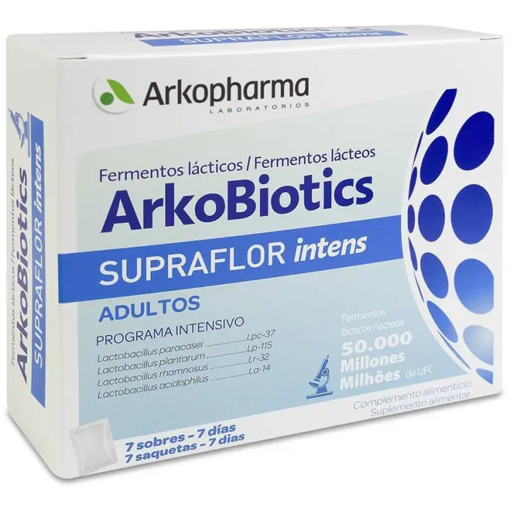 Arkopharma Arkobiotics Supraflor Intens Adultos, 7 Sobres - 1