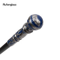 Bastón De Moda Plateado Azul Con Manija Redonda Decorativa Para Fiesta Cane De Lujo Elegante 93cm Con Punta De Goma - details 5