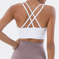 Sujetador De Yoga Para Mujer Deporte Fitness Ciclismo Transpirable Secado Rápido Cross Back De Alta Calidad - details 4