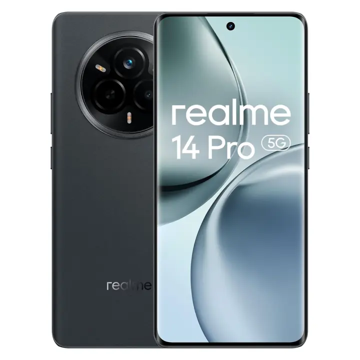 realme 14 Pro 5G 12GB/512GB Smartphone NFC Pantalla OLED FHD+ 6.67" Procesador Dimensity 7300 Energy Ocho núcleos Cámara trasera Sony IMX882 50 MP OIS Cámara frontal 16 MP Batería  6000 mAh Carga SuperVOOC 45W realme UI 6.0 - 1
