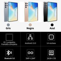 Nuevo original 2025 5G 10.1 pulgadas 16GB Ram 1tb ROM 20000 ma Android 13.0 14 núcleo Bluetooth WiFi Network HD gift Promotion Office Games Learning GPS delivery keyboard Furniture Bluetooth auriculares - details 3