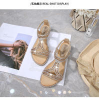 CA Sandalias de mujer 2025, dulces y cómodas, con punta redonda, zapatos de mujer de talla grande. - details 37