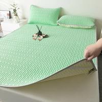 Juego De Sábanas Con Fundas Para Almohadas Cooling Ice Silk Y Látex Tejido Quilted Transpirable Para Verano Resistente Al Calor Materiales Sólidos De Poliéster 200TC - details 31