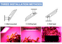 Lámpara De Crecimiento LED Para Plantas 220V Espectro Completo 50W 100W Luz Verde Para Semillas Y Flores En Invernadero IP65 Impermeable - details 10
