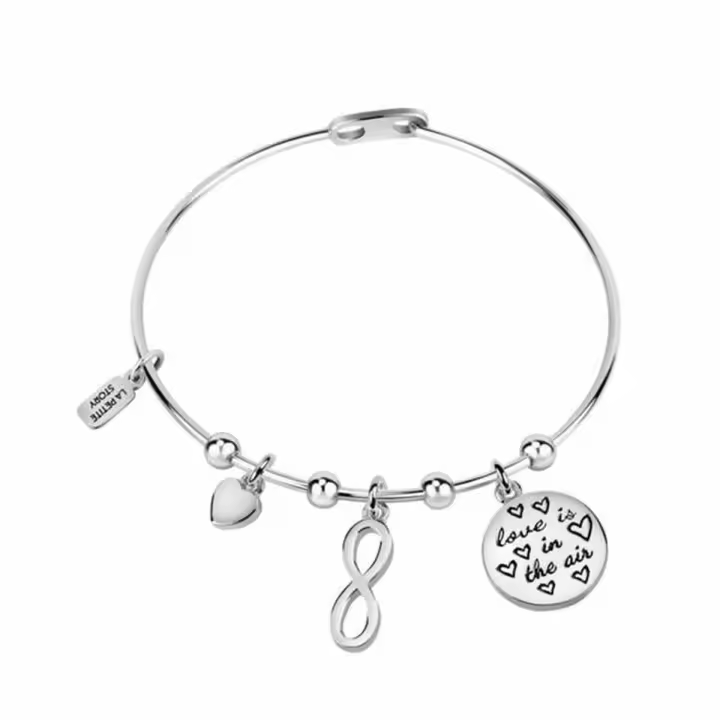 La Petite Story - Pulsera Mujer LPS05ASD01 - Color Gris - Material Acero Inoxidable - 1