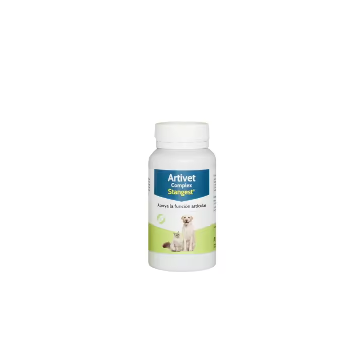 ARTIVET COMPLEX COMPRIMIDOS, COMPLEMENTO NUTRICIONAL PARA MASCOTAS, LABORATORIOS STANGEST, AYUDA A LA FUNCIÓN ARTICULAR - 1