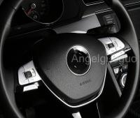 Cubierta De Botones Para Volante De Coche Para VW Volkswagen GOLF 7 MK7 Passat B8 Tiguan L Pegatina De Decoración Interior ABS - details 8