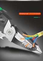 Alicates De Electricista Multifuncionales LAOA 9 En 1 Con Punta Afilada Herramienta De Amarre De Cable Corte De Cable Y Crimpado De Terminales - details 5