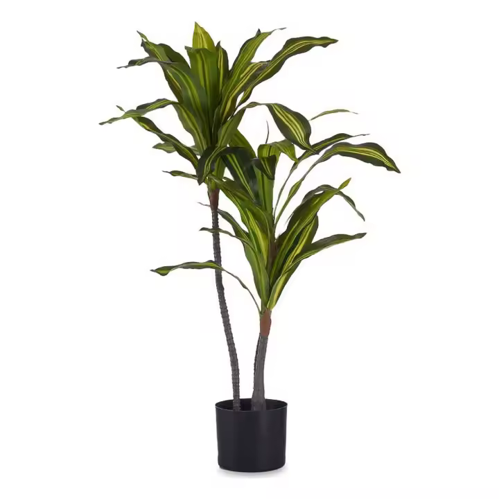 Planta Decorativa Hoja ancha Verde Plástico (60 x 90 x 60 cm) - 1