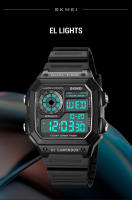 Reloj Deportivo SKMEI Japonés Digital Multifuncional Para Hombres Resistente Al Agua 5Bar Cronógrafo Reloj De Pulsera Con Luz Trasera Y Alarmas - details 8