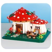Bloques Creativos De Navidad Con Estrella Y Casa De Cenicienta Juguete De Construcción Miniatura Con Luz LED Regalo Ideal Para Xmas Para Adultos - details 6