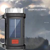 Linterna LED Solar De 5000mAh COB Farol De Trabajo Luz De Camping Impermeable Portátil Con Carga USB Y Como Power Bank - details 5