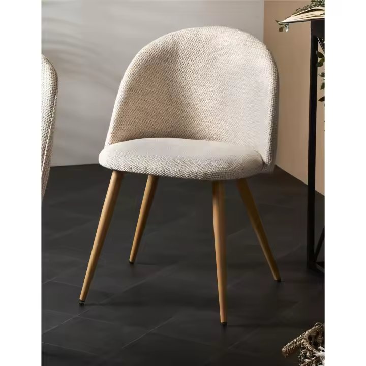 Silla egina natur c/patas madera 51x51x75 cms. El mejor complemento para tu hogar. - 1