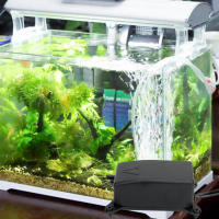Bomba De Oxígeno Para Acuario NICEYARD Ultra Silenciosa Mini Tanque De Peces Compresor De Aire Para Acuarios Material Plástico Potencia 2W - details 0