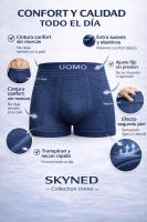 SKYNED Pack 6 Bóxers Hombre Uomo Microfibra Sin Costuras – Calzoncillos de Poliamida Elásticos y Transpirables - details 0