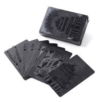 Nuevas Cartas De Poker Negras Impermeables En PET/PVC Para Juegos De Mesa Y Souvenirs Del Turismo Juego De Cartas De Mesa Para Adultos - details 9