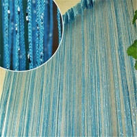 Cortina De Lujo Brillante Con Línea De Flash Y Borlas Para Puerta Y Ventana Divisor De Habitación Decoración Del Hogar Cortinas Modernas De Polyester 2024 - details 4