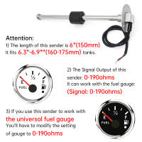 Sensor De Nivel De Combustible AD 100mm-500mm Para Coche Barco Motocicleta 0~190Ohm Medidor De Nivel De Combustible Unidad Envía Sensor En Tanque - details 1