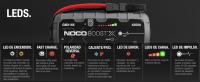 NOCO Boost X GBX155: Arrancador de Batería de Litio de 4250A UltraSafe – Antichispas y Protección contra Polaridad Inversa – Power Bank USB y Linterna  LED – para Motores de Gasolina 10L y Diésel 8L - details 5