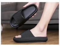 Zapatillas De Plataforma Para Hombre Verano Playa EVA Suave Suela Antideslizante Bajo El Bajo Del Cama Cómodas Para Interiores - details 7
