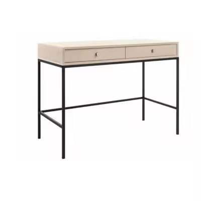 Mesa de oficina Lima J100 , Muebles ES, Con cajones, Negro, 104 x 78 x 50cm - 1