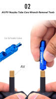 Herramienta Multifuncional De Válvula Para Bicicleta MTB Y Carretera TOOPRE Aleación De Aluminio Herramienta De Remoción De Núcleo De Neumáticos Presta/Schrader AV/FV - details 2