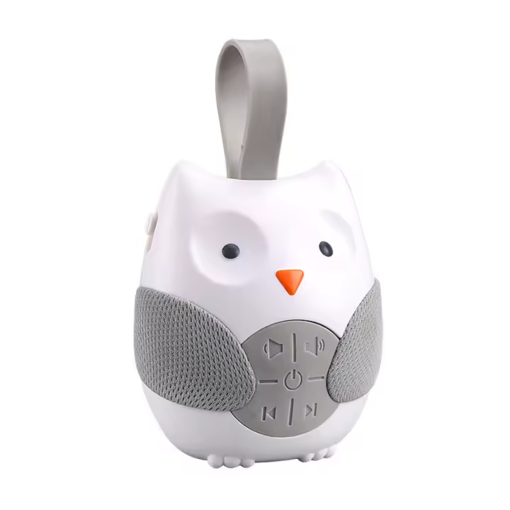 Máquina portátil de ruido blanco chupete para bebés con 10 música ligera para niños pequeños de máquina de sonido de apagado de temperatura - 1
