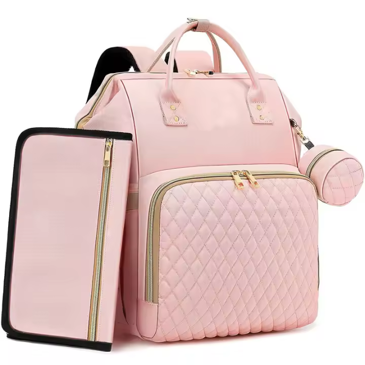 Nueva mochila para mamá de gran capacidad, moderna, sencilla y versátil, portátil para exteriores, para madres y bebés. - 1