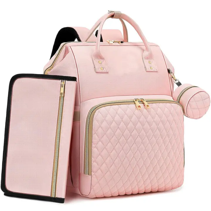 Nueva mochila para mamá de gran capacidad, moderna, sencilla y versátil, portátil para exteriores, para madres y bebés. - 1