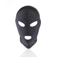 Máscara Sexy Con Capucha Para Juegos De Rol Adulto Mascarilla De Ojos Y Bocón Para Fiesta BDSM Set De Restricción Corporal Para Mujeres - details 2