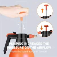 Juego De 1 Botella De Rociador De Agua Con Cabeza Ajustable Para Plantas Y Flores En Macetas - Bomba Comprimida De Aire 2L - details 4