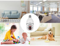 Cámara De Seguridad Interior Wifi Mini IP Con Visión Nocturna En Color Y Seguimiento Automático De Humanos Búho E27 1080P - details 8