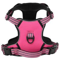 vidaXL Arnés para perros con correa y collar ajustable M Color Azul,  Marrón,  camouflage brown y mas - details 4